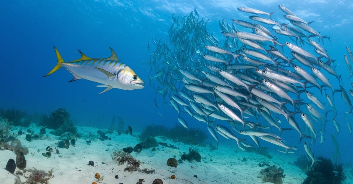 Do Slender Yellowtail Kingfish Eat Sea Snails