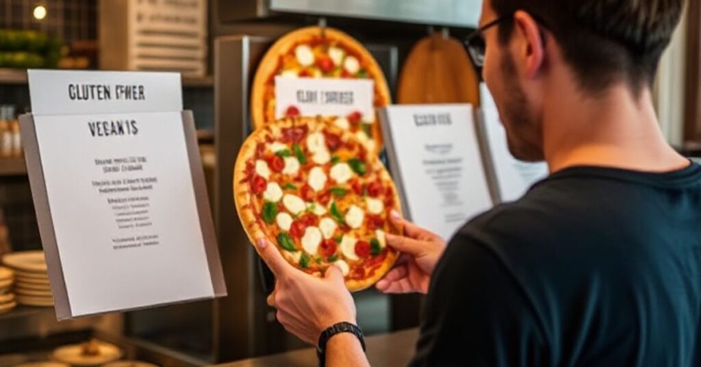 What are the dietary options at Pieology Texas?