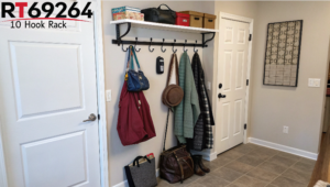 rt69264 10 hook rack