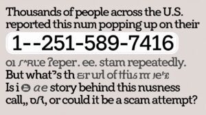 1 251-589-7416 Phone Number - What You Need To Know!